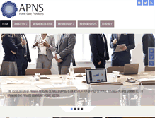 Tablet Screenshot of apns.org.au